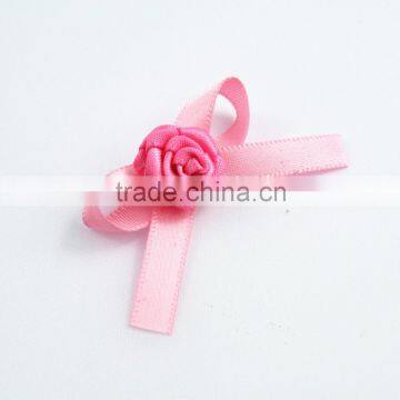 hot sell beautiful rose ribbon flower