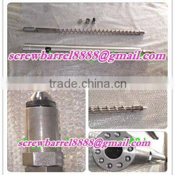 Hard chrome plating single screw barrel for PVC EVA PE TPO Waterproof sheet Extrusion Line