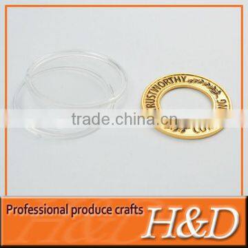 transparent metal coin case with low price