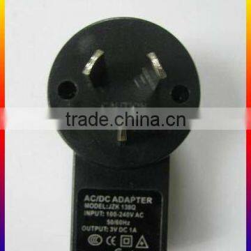 3 Pin AC 100-240 Switching Power Supply adapter DC AU 3V 1A Australia Standard