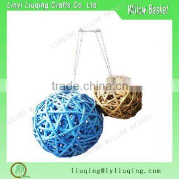 Wicker garden balls/Round rattan christmas balls/Home decor Wicker Balls