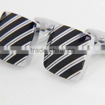 2015 new style classic enameled customize metal cufflinks,men accessories