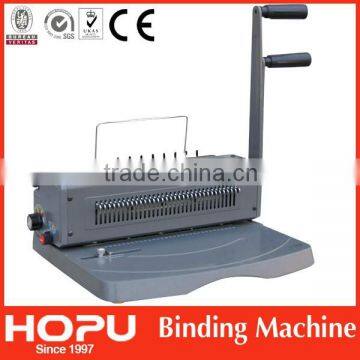 hardcover book binding machine wire-o binding machine metal spiral binding machine