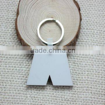 Sublimation Heat Transfer Blank MDF Key Chain Personalized Keychains