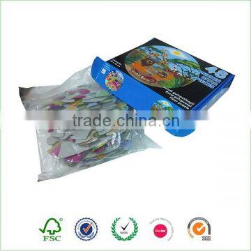 Large piece round jigsaw puzzle