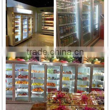 Supermarket Glass Door Freezer Showcase Display photo-6