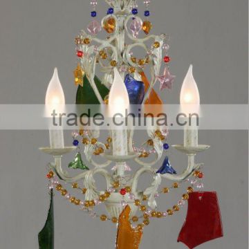 Acrylic pendant lamp decorative metal acrylic christmas light with CE