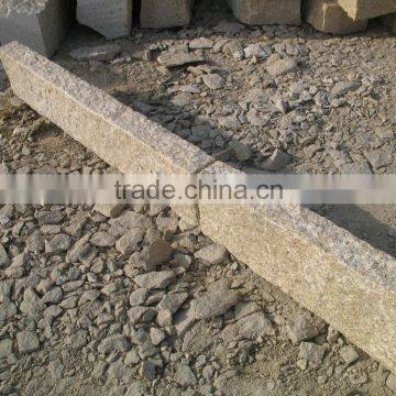 G350 rustic yellow granite road border design for road contruction project