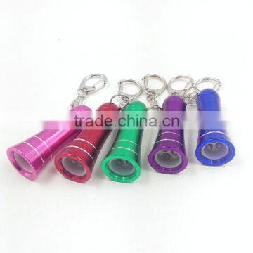 3led trumpet shape keychain light