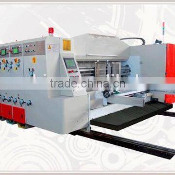 [RD-A1500-3200-3] Automatic corrugated rotary die cutting machine with 3 color printing slotting for corrugated cardboard