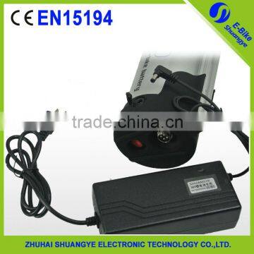 36v10AH Electric Aluminum Box Bicycle Lithium Battery With Charger