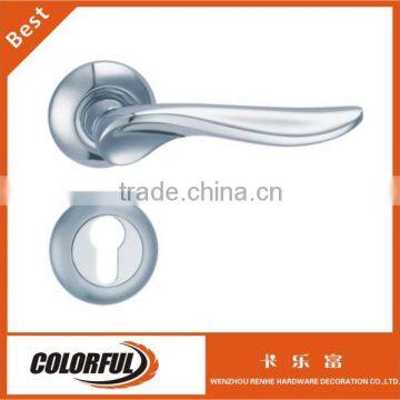 Zinc Alloy Diecast Brushed Nickel Door Knob Handle