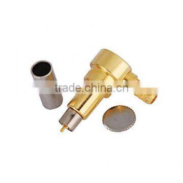 MS156 MCC Plug With Male Center Pin in Right Angle Test Probe RF Connector Crimp for RG316 RG174 100 Coaxial Cable photo-2