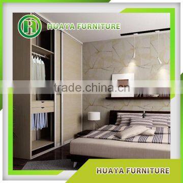 Shouguang factory bedroom mdf wardrobe pvc almirah wood wardrobe design