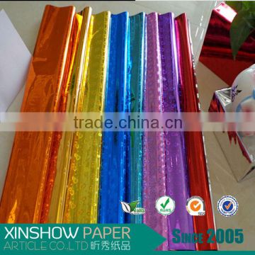 2016 laser bopp wrapping plastic film