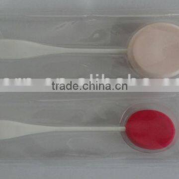 patting sponge , hot selling lollipop puff