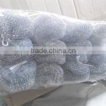 Eco-Friendly galvanized wire mesh washing scourer from factory