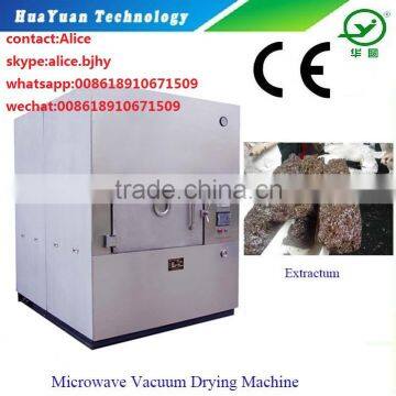 80KG Batch Type Microwave Vacuum Low Temperature Malt Extract Paste Drying Equipment /Alice 008618910671509