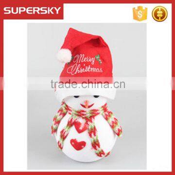 V-245 wholesale christmas santa claus decoration hat for christmas day polar fleece christmas ornament gift