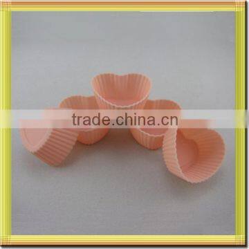 Multi Colors Heart Shape Make Cake Silicone Bakery Mold photo-2
