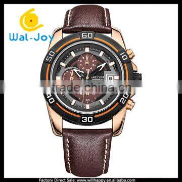 WJ-5510 30 meters waterproof Megir top sale attractive luminious Megir with calendar men watch