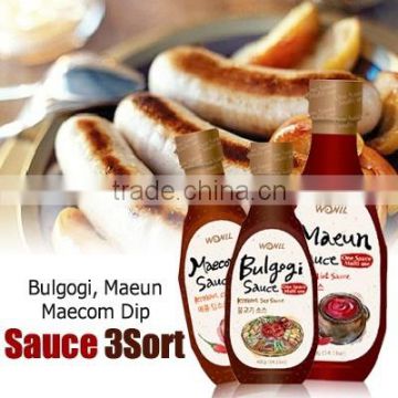 Korean style's Simplify Cooking Sauce / Bugogi Sauce / Spicy Sauce (Red pepper) / Deep Spicy Sauce / 400g