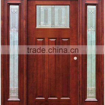 Mahogany Exterior Front Entry Solid Wood doors