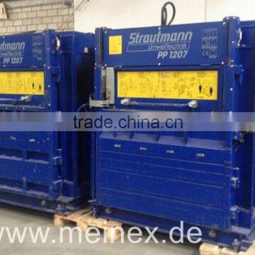 Strautmann PP 1207 baler, paper press, used