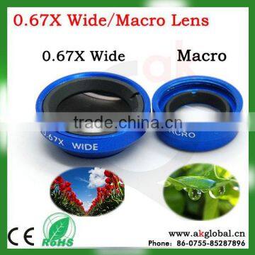 Wide Angle Macro Lens Photo Kit Set for IPhone5S IPhone5C 4 4S
