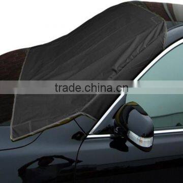 Polyester Fabric Snowproof Front Windshield Car Cover for Automobiles