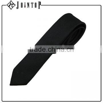 Latest design dress silk woven tie black with best quality