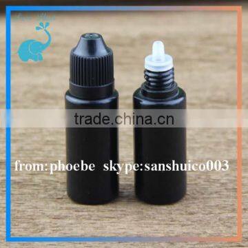 Black pe Plastic Bottle for e Liquid e Liquid Bottle With 30ml pe Nail Polish Bottle Red Child Proof and Tamper Proof Cap photo-3