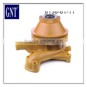 GNT brand good quality Engine PC200-1/2 6D105 Pump Water 6136-61-1102/6136-61-1101 for excavator parts