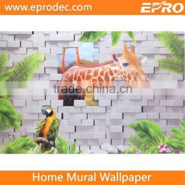 Wholesale animal texture wallpaper for bedroom walls