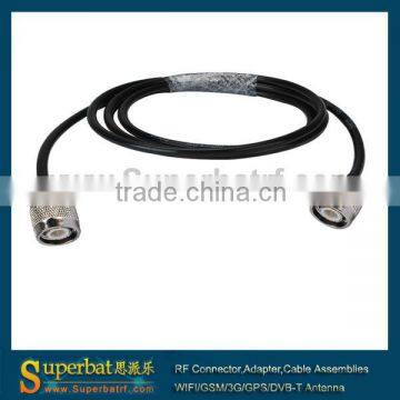 TNC male straight to TNC male straight pigtail cable KSR195 100cm