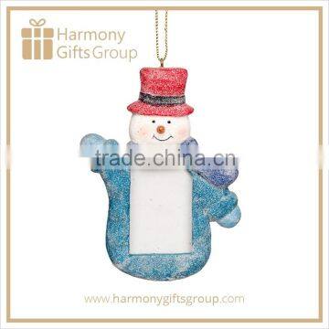 Baby Shower Favors Resin Snowman Photo Frames