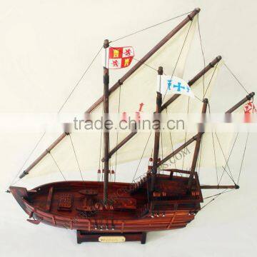 SANTA NINA WOODEN SHIP MODEL - HANDMADE SHIP MODEL, SPECIAL GIFT photo-3