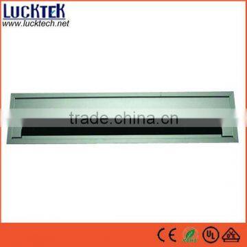 Dust protection box with brush