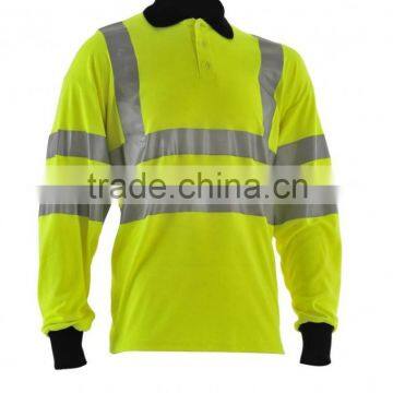 Hi-Visibility FR Long Sleeve Polo Shirt