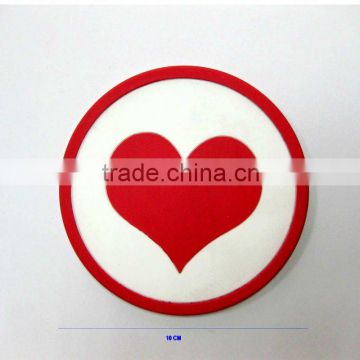 Promotion special soft PVC fancy cup coaster