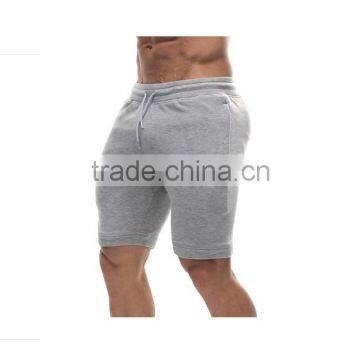 Custom Mens High Quality Running Shorts Wholesale Grey Blank Sweat Shorts
