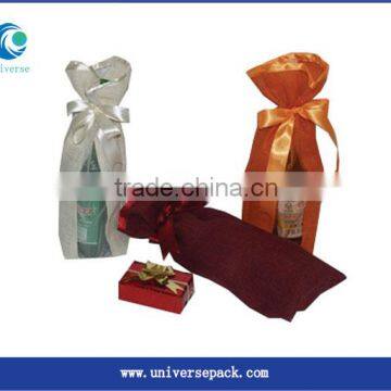 Wine Custom Satin Dyeing Nice Pouch With High Quality Hot Selling Packing Pouches