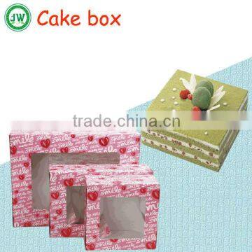 New Cake Packaging Folding Paper Cake Box for Wedding