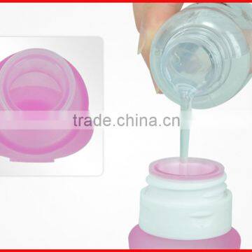 Handy foldable silicone water bottle