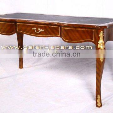 Office Desk Table Set - Mahogany Indoor Furniture