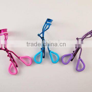 33129 Colorful electrophoresis high quality best eyelash curler wit silical gel handle