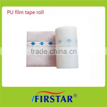 Transparent wound dressing roll medical adhesive tape