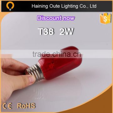 220V 2W/4W colour lamp led lamp 110v 220v e27