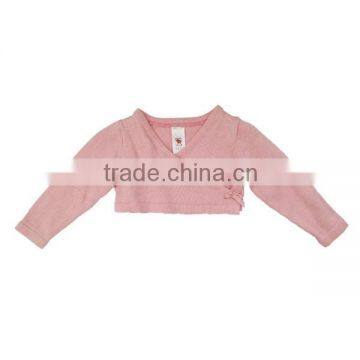 TWSC046 100%Cotton pink long sleeve pullover