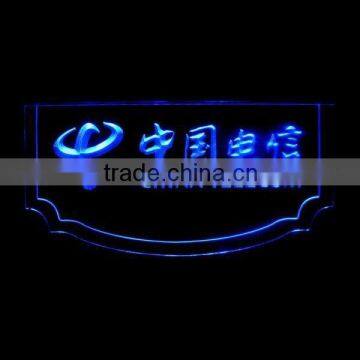 High quality subway hangs led company logo signs